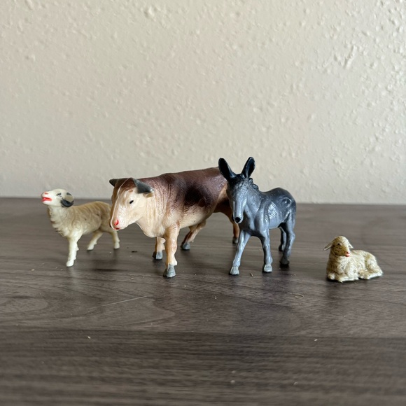 Erzgebirge Vintage Antique German 15 Piece Wooden Christmas Holiday Nativity Set - Picture 12 of 13